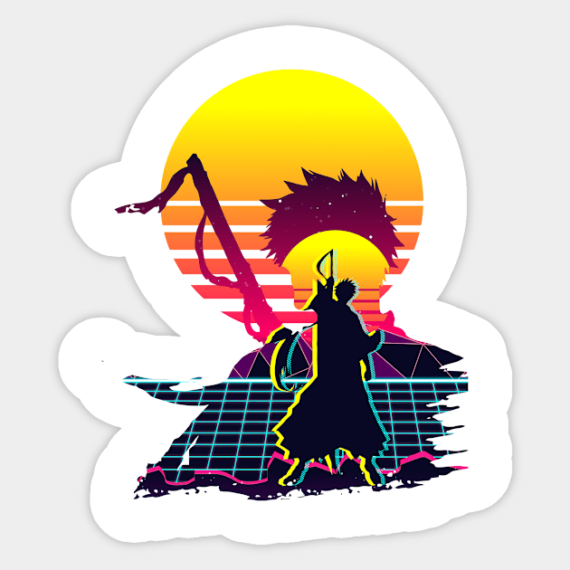 Ichigo Kurosaki Sticker by Retro Style